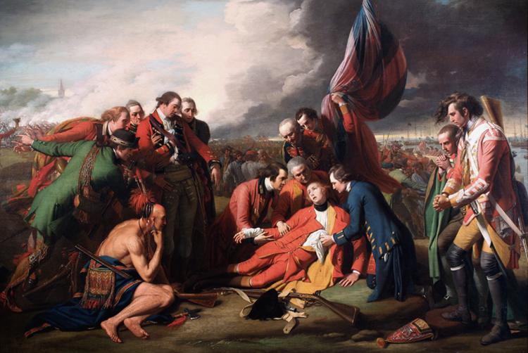 Benjamin West The Death of Wolfe (mk25) oil painting picture
